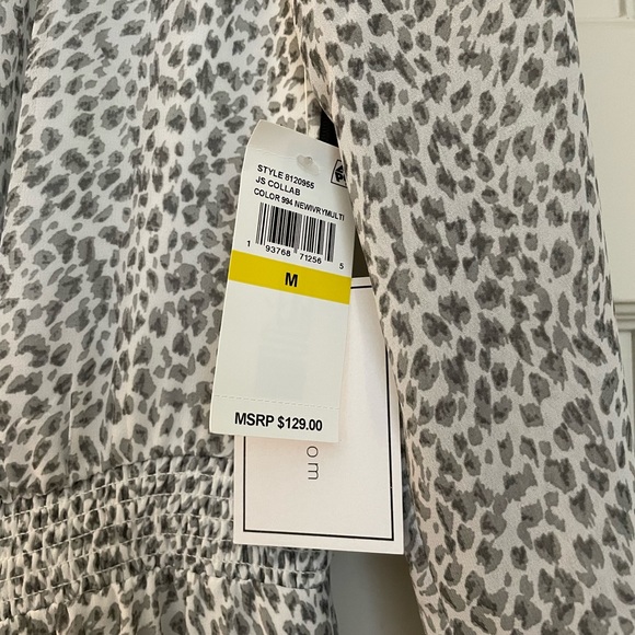 NWT 1.state Serene Animal Print Dress - Picture 4 of 6
